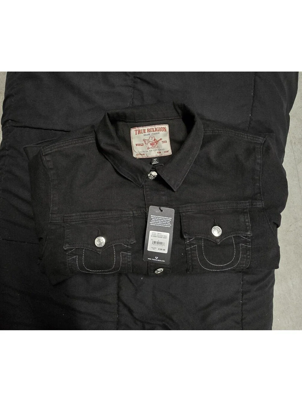 True Religion Jimmy Denim Trucker Jacket - Size Large